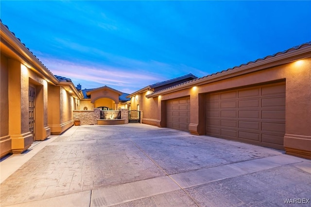 exterior space with driveway