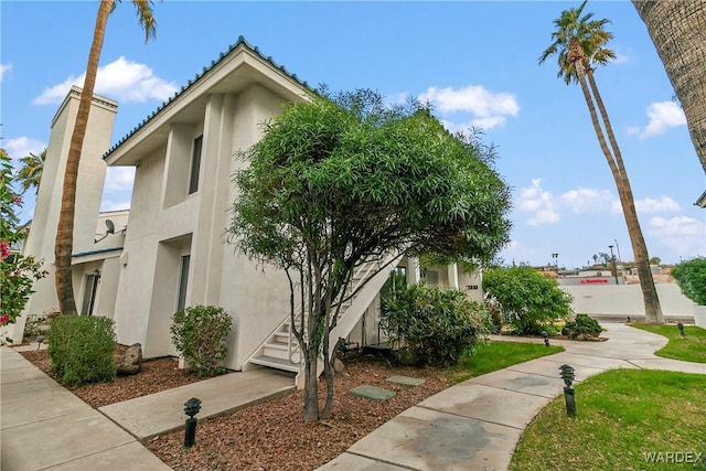 exterior space featuring fence