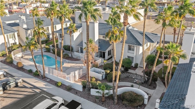 exterior space featuring a residential view