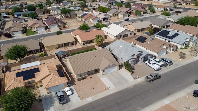 bird's eye view featuring a residential view