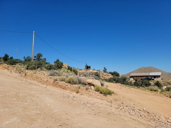 exterior space with a rural view