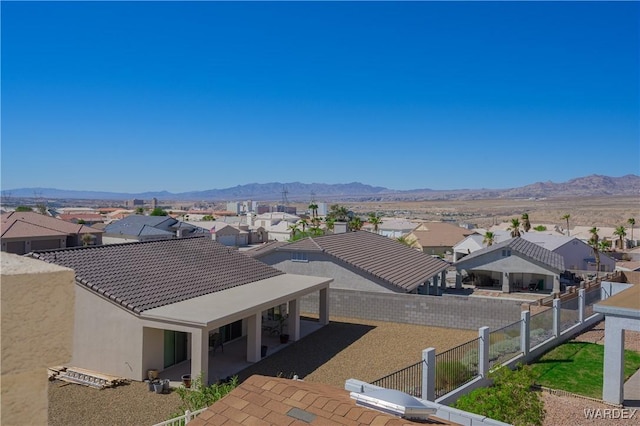 mountain view featuring a residential view