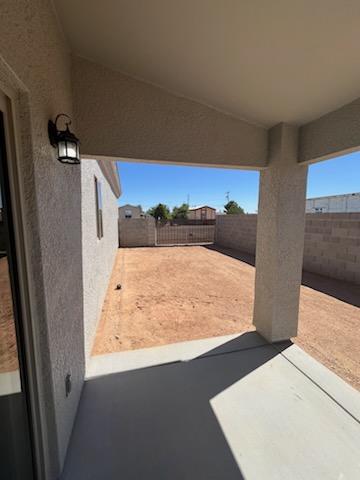 3515 E Lum Ave, Kingman, AZ 86409 - view of patio / terrace with a fenced backyard