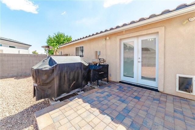 3048 Mallory Loop, Kingman, AZ 86401 - view of patio / terrace with french doors and area for grilling