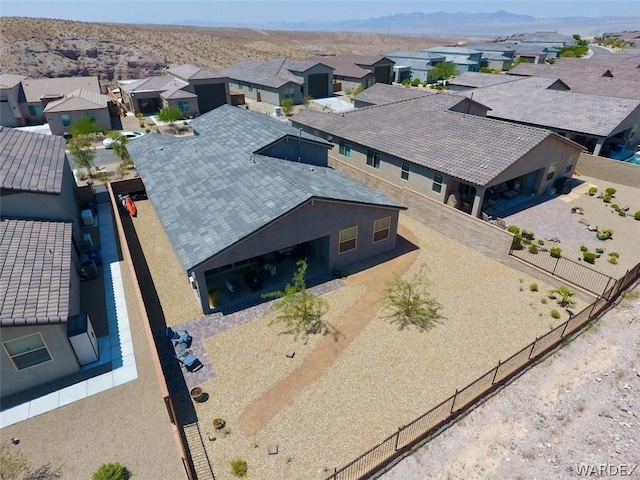 drone / aerial view featuring a residential view