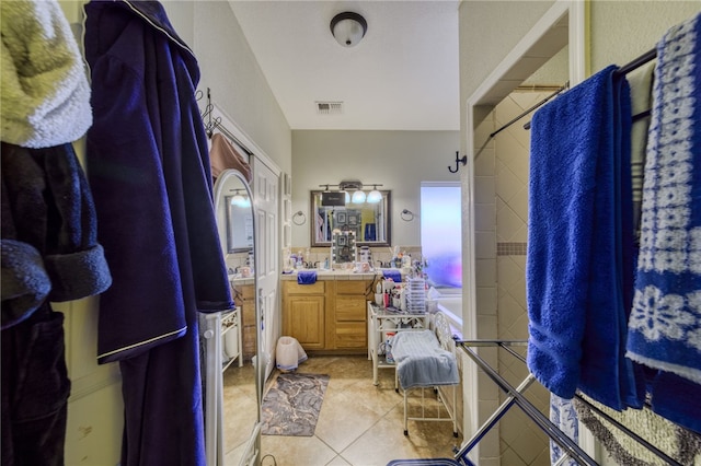 1919 Richardo Ave, Bullhead City, AZ 86442 - bathroom featuring vanity and tile patterned floors