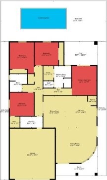 1919 Richardo Ave, Bullhead City, AZ 86442 - home floor plan