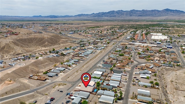 1919 Richardo Ave, Bullhead City, AZ 86442 - aerial view of property's location featuring a mountainous background and nearby suburban area