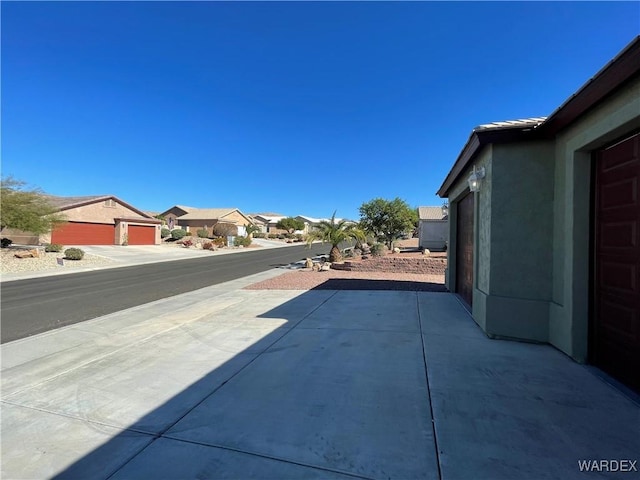 view of street featuring a residential view