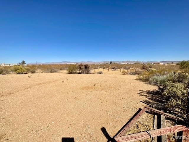 view of landscape featuring a rural view