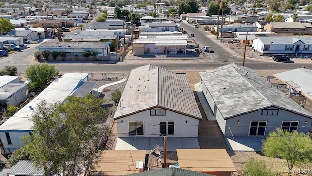 bird's eye view featuring a residential view