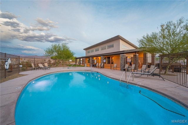 2499 Sonoma Rd, Bullhead City, AZ 86442 - pool with a patio area and fence