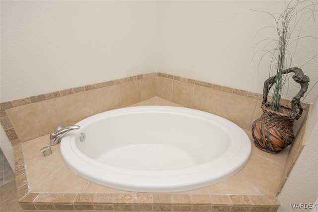 bathroom featuring a bath