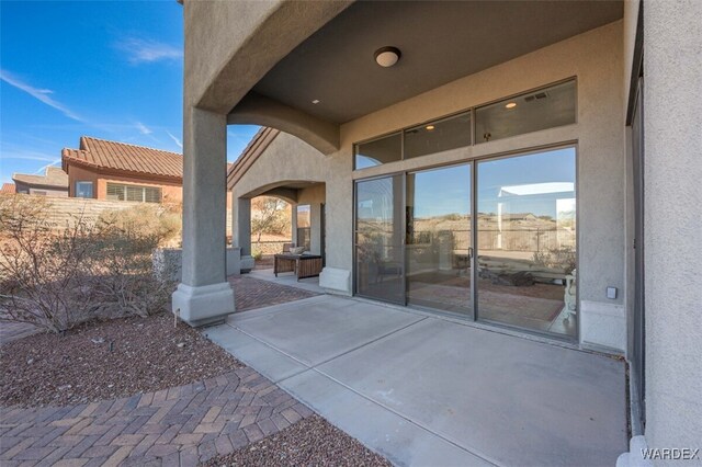 view of patio / terrace with fence