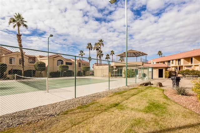 1650 Smoketree Ave Unit 103, Lake Havasu, AZ 86403 - view of tennis court with a residential view
