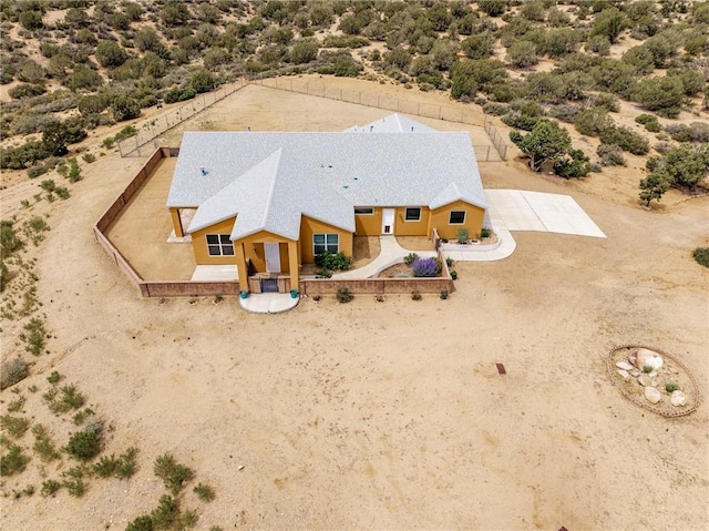 9076 E Mountain Shadow Rd, Kingman, AZ 86401 - view from above of property with a desert landscape