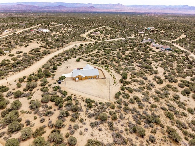 9076 E Mountain Shadow Rd, Kingman, AZ 86401 - view from above of property with a mountain backdrop