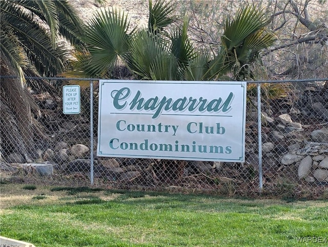 1280 Mohave Dr Unit 13, Bullhead City, AZ 86442 - community / neighborhood sign with fence