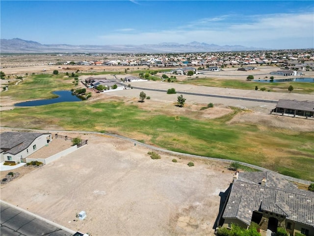 2178 E Via Lucio, Fort Mohave, AZ 86426 - aerial perspective of suburban area featuring a water and mountain view