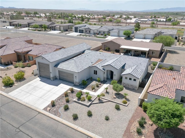 2178 E Via Lucio, Fort Mohave, AZ 86426 - aerial view of residential area featuring a mountain backdrop