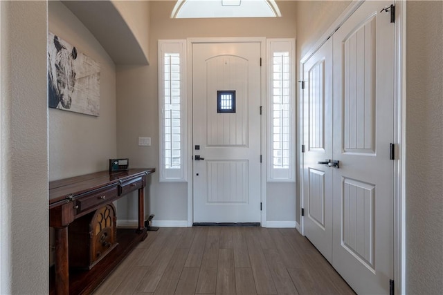 2178 E Via Lucio, Fort Mohave, AZ 86426 - entrance foyer with baseboards and wood finished floors