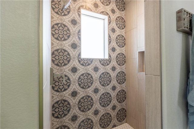 2178 E Via Lucio, Fort Mohave, AZ 86426 - full bath with a tile shower and a textured wall
