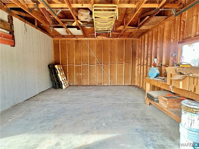 storage room featuring a garage