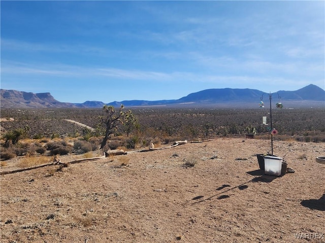 view of mountain feature