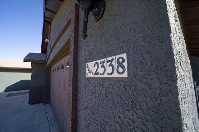 details with stucco siding