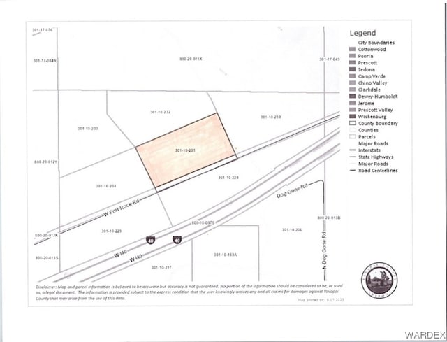 0000 W Fort Rock Rd, Seligman AZ, 86337 land for sale