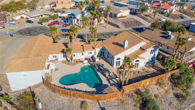 birds eye view of property featuring a residential view