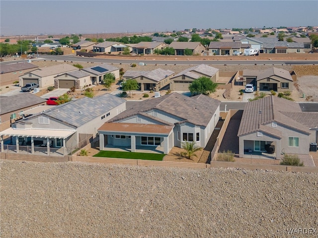 drone / aerial view featuring a residential view