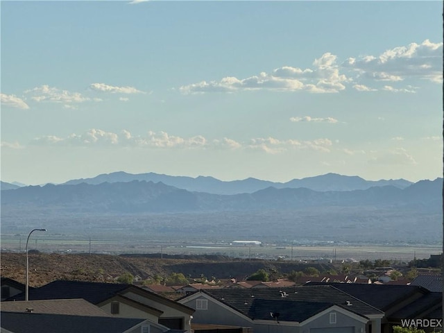 mountain view featuring a residential view