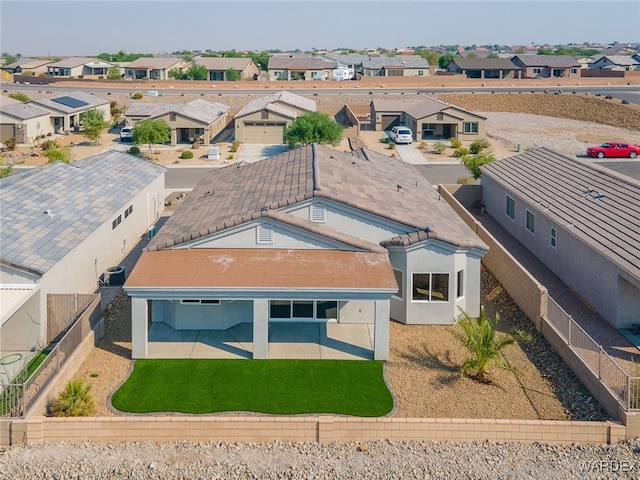 birds eye view of property featuring a residential view