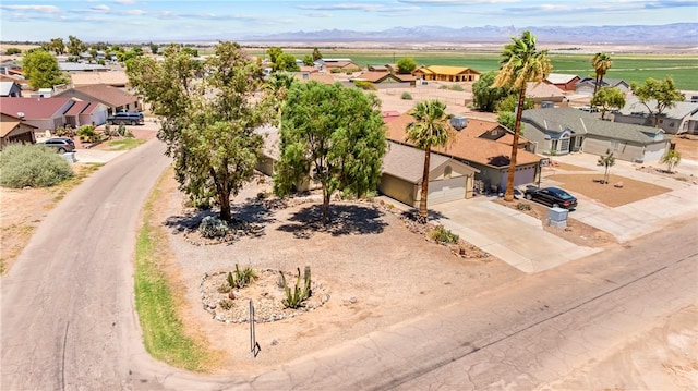 1951 E Oatman Pl, Mohave Valley, AZ 86440 - aerial perspective of suburban area featuring a mountainous background