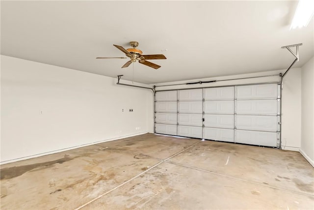 1951 E Oatman Pl, Mohave Valley, AZ 86440 - garage with baseboards and ceiling fan