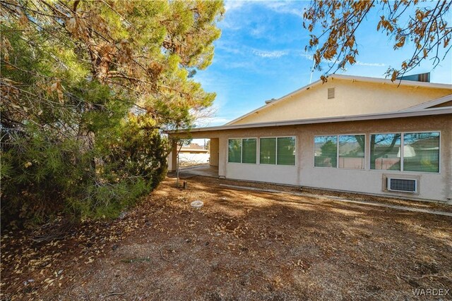 view of property exterior featuring stucco siding