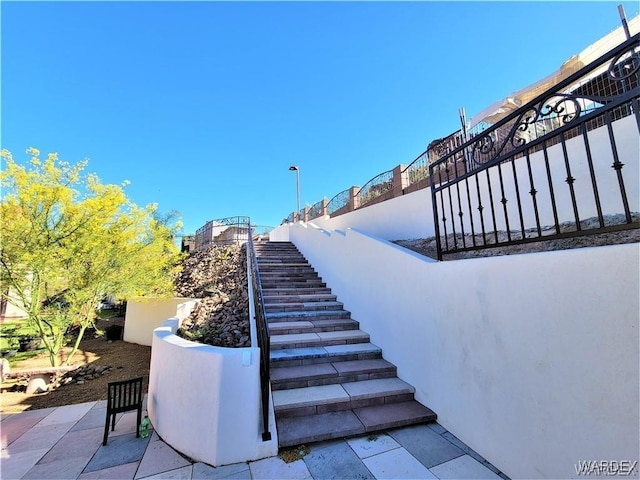 view of staircase
