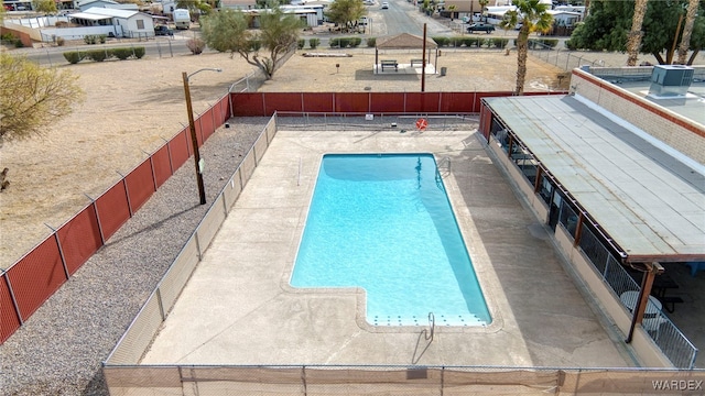 pool featuring fence