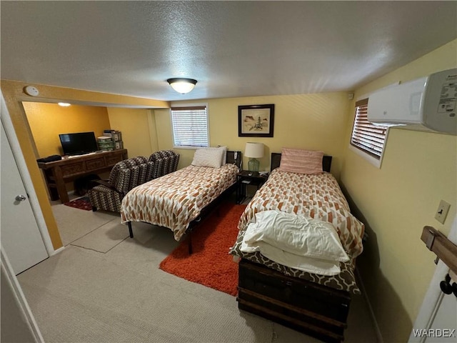 bedroom with carpet floors