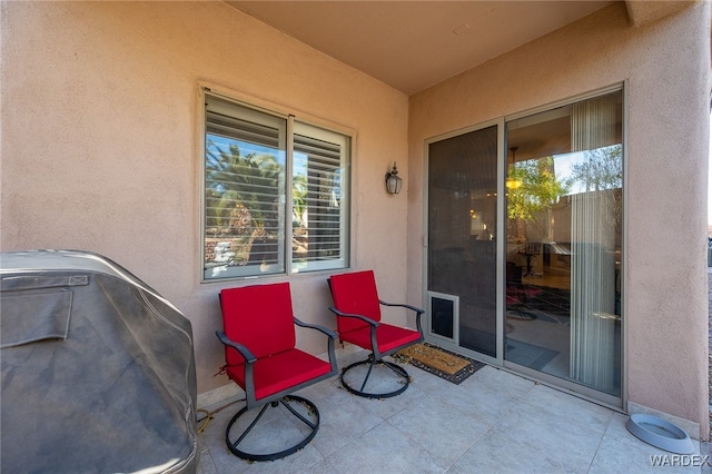 view of patio / terrace featuring grilling area