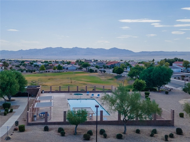 2218 Family Cir, Bullhead City, AZ 86442 - aerial view of a mountain backdrop