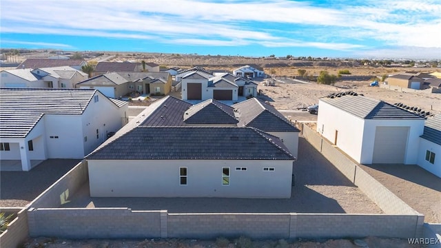 drone / aerial view featuring a residential view