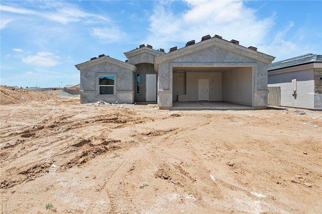 property under construction featuring stucco siding