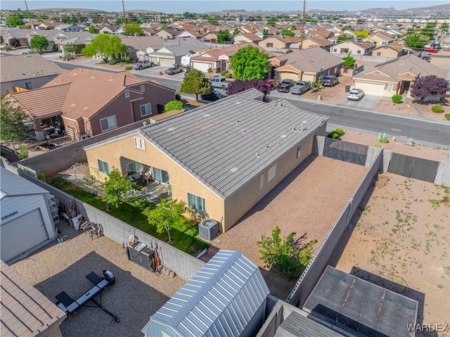 drone / aerial view featuring a residential view