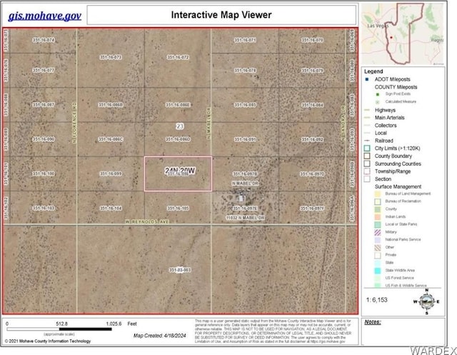 Listing photo 3 for 00LOT117 N Florence Rd, Dolan Springs AZ 86441