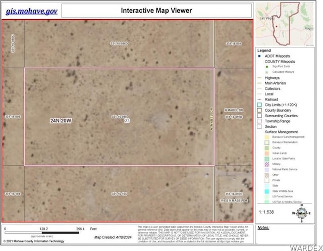 Listing photo 2 for 00LOT117 N Florence Rd, Dolan Springs AZ 86441