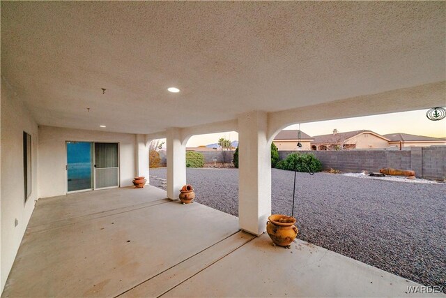 view of patio / terrace featuring a fenced backyard