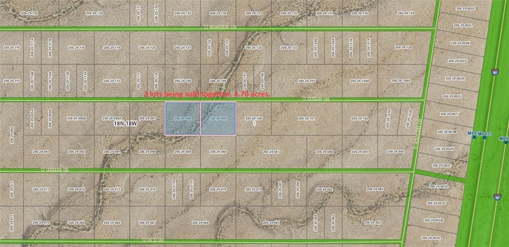 2LOTS W Navajo Rd, Golden Valley, AZ 86413 - photo 1