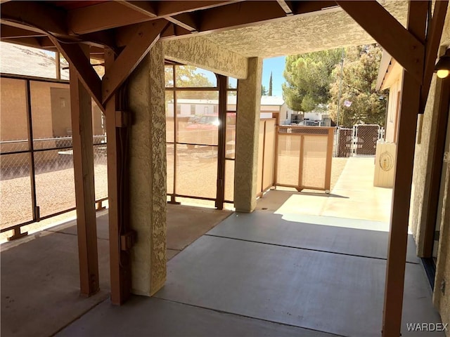 view of patio / terrace with fence